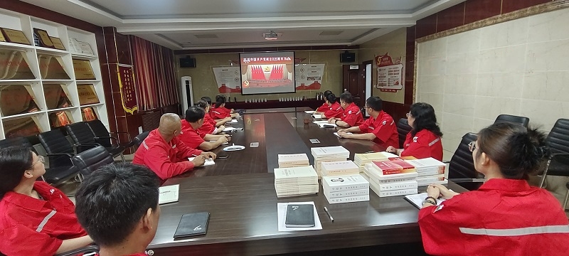 博兴商会联合党支部集中收看庆祝中国共产党成立 105 周年大会直播